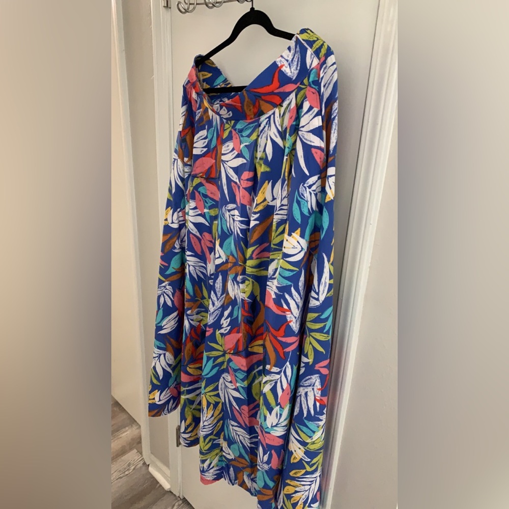 Ashley Stewart Side Split Leaf Pants